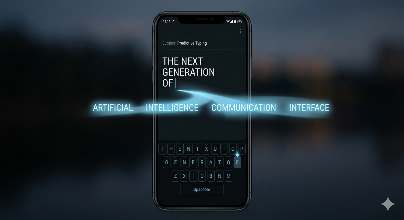 Chat interface with suggested completions, illustrating AI assistance in a product